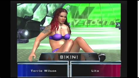 Bikini Match Torrie Wilson Vs Lita Wwe Smackdown Here Comes The