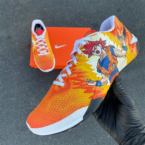 Dragon Ball Z Orange Goku Nike Metcons – B Street Shoes