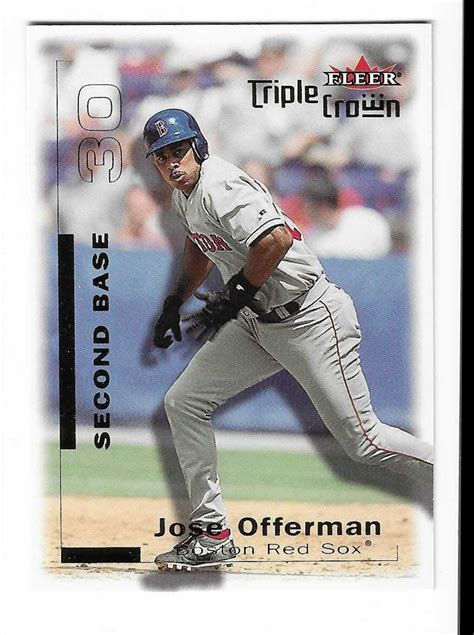 2001 Fleer Triple Crown 248 Jose Offerman For Sale Online EBay