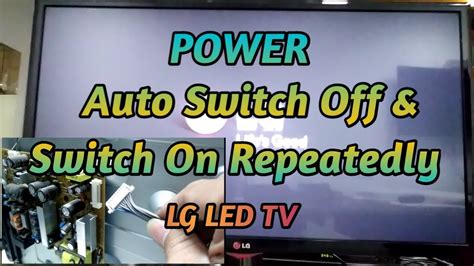 Auto Switch Off On Ang Power Pano Ayusin LG LED TV YouTube