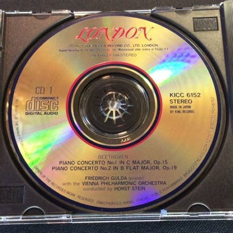 Beethoven貝多芬 鋼琴協奏曲全集 3CD Gulda顧爾達 鋼琴 舊版1992年日本版King錄音無ifpi Yahoo奇摩拍賣