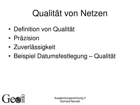 PPT Qualität von Netzen PowerPoint Presentation free download ID