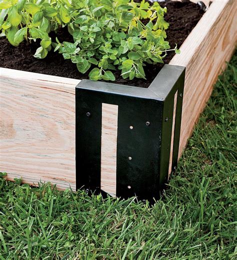 Our Steel Raised Bed Corner Brackets Make It Easy To Build Raised Beds Using Your Own Lumber