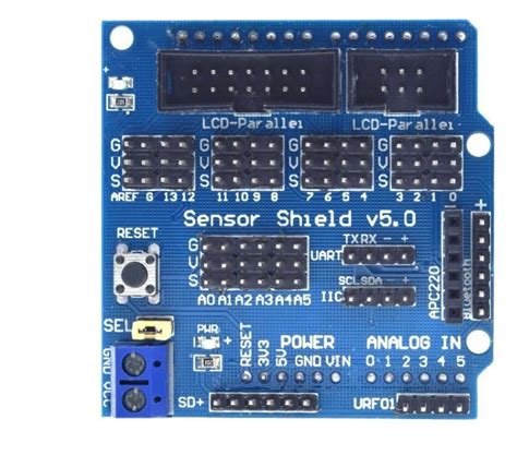 Placa de expansión Sensor Shield V5 0 para Arduino Fcelectronik