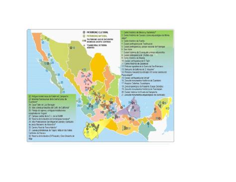 Mapa De Patrimonios Bioculturales De México Pdf