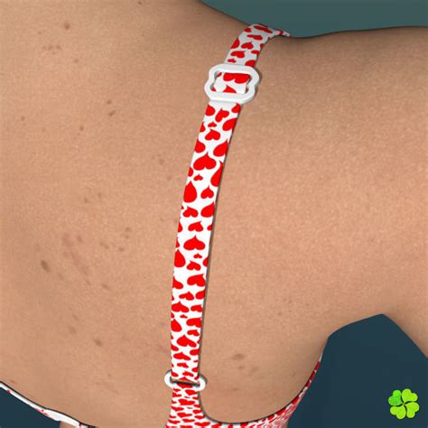 3D Model Bikini Hearts Low Poly VR AR Low Poly CGTrader