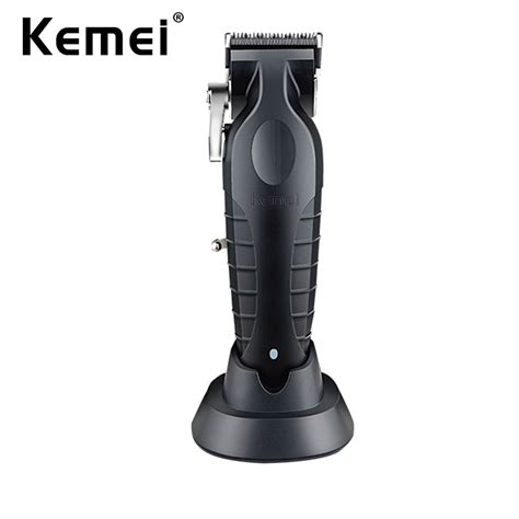 Kemei M Quina De Cortar Cabelo Sem Fio De Precis O Profissional Fade