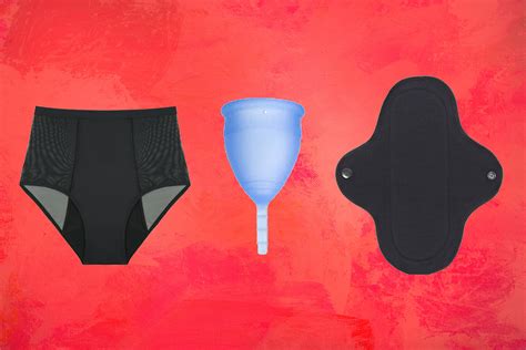 Reusable Menstrual Cups Pads And Underwear For Eco Friendly Period