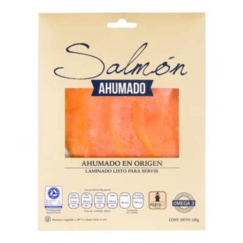 Salmón ahumado en origen 100 g Walmart