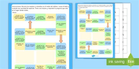 Valor Posicional Juego De Mesa Teacher Made