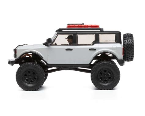 Axial Scx24 2021 Ford Bronco Hard Body 124 4wd Rtr Scale Mini Crawler Grey Axi00006t2 Rc