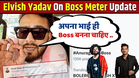 Elvish Yadav Support Uk07 Rider And Boss Meter Update Babu Bhaiya