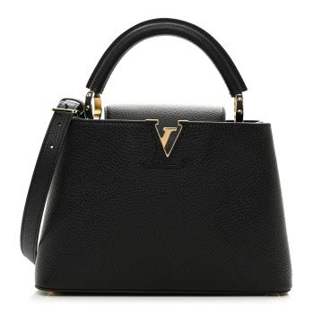 Louis Vuitton Taurillon Capucines Bb Black Fashionphile