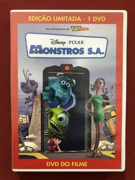 Dvd Monstros Sa Ed Limitada Disney Pixar