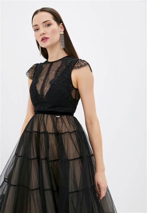 Платье Rich Naked цвет черный MP002XW04MPV купить в интернет магазине Lamoda