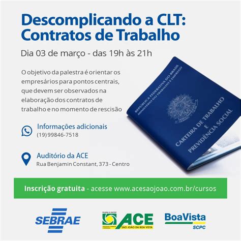 Descomplicando a CLT Contratos de Trabalho Associação Comercial e