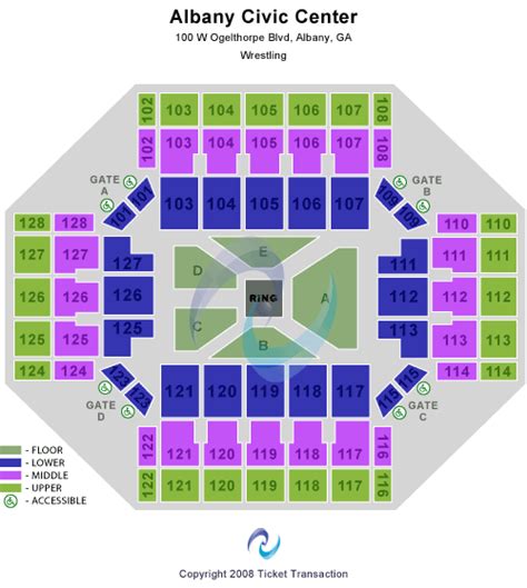 Albany Civic Center Seating Chart