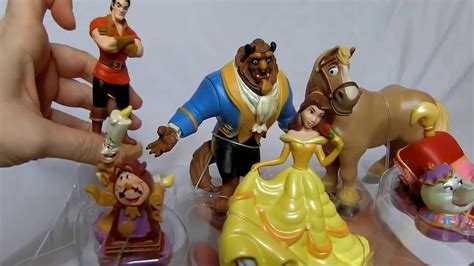 Disney Store Beauty And The Beast Figurine Play Set Review YouTube