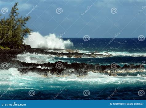 Angry Waves Stock Photo Image Of Southern Shore Shoreline 12010958