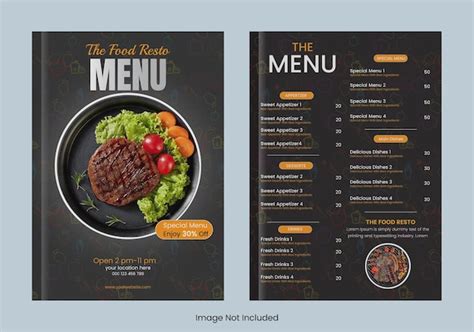 Premium Vector Food Menu Design