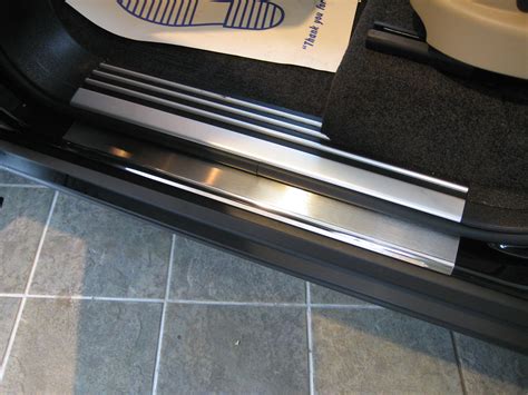 Range Rover Evoque 4 Door Sill Protectors Kick Plates Scuff Guards Stainless Car Motoryzacja