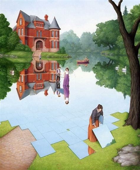 Rob Gonsalves 7 5 Optical Illusions Art Illusion Paintings Optical