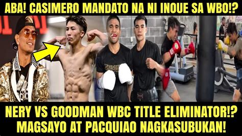 Aba Casimero Mandatory Na Ni Inoue Wbc Title Eliminator Next