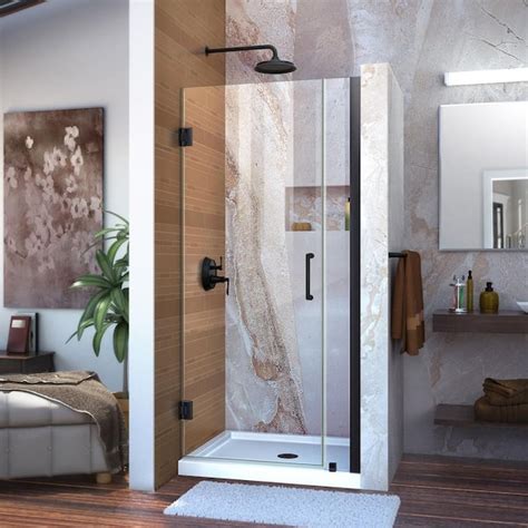 Dreamline Unidoor 33 To 34 In X 72 In Frameless Hinged Shower Door In