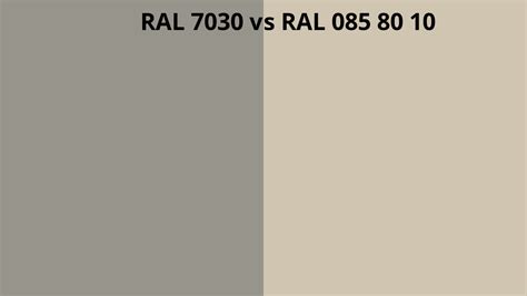 Ral 7030 Vs 085 80 10 Ral Colour Chart Uk