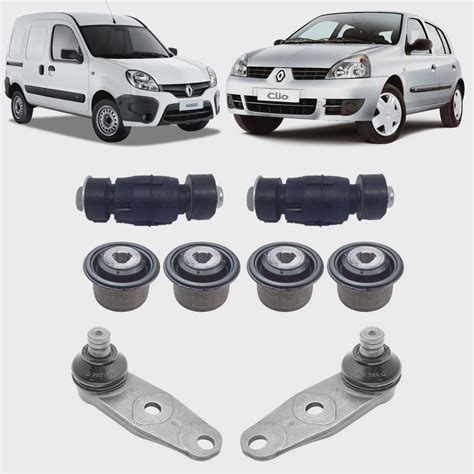 Kit Pivo Bieleta Bucha Bandeja Clio Kangoo 1999 2014 Submarino