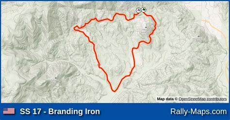 Ss 17 Branding Iron Stage Map Olympus Rally 1986 Wrc 🌍 Rally