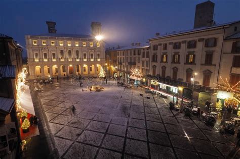 Piazza Vecchia Bergamo Italy Stock Image Image Of Lombardy
