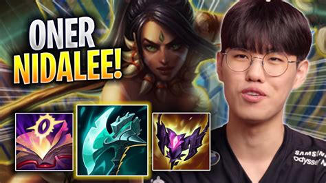 ONER IS A BEAST WITH NIDALEE T1 Oner Plays Nidalee JUNGLE Vs Vi