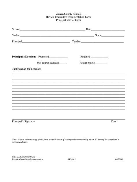 Fillable Online Warrenk Nc Review Committee Documentation Form Fax