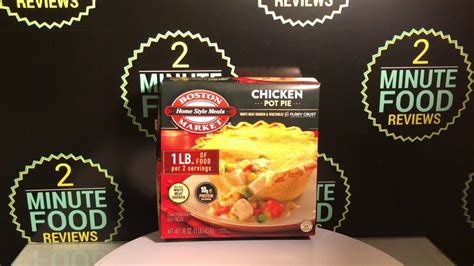 Boston Market Frozen Chicken Pot Pie Review Youtube