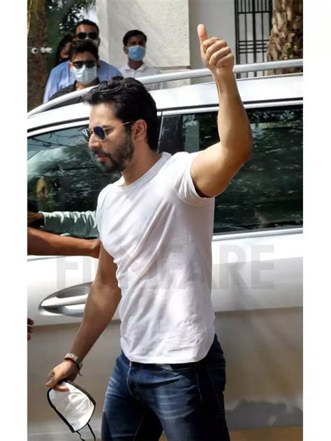 Photos: Varun Dhawan snapped at his wedding venue in Alibaug | Filmfare.com