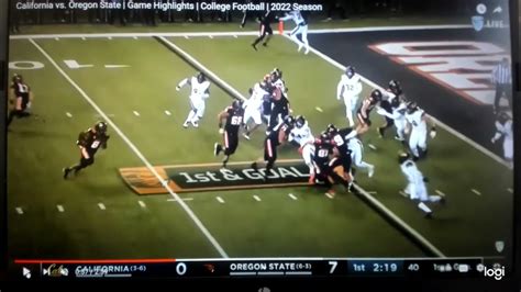 Oregon State Beaver Football Buck Sweep Run Youtube