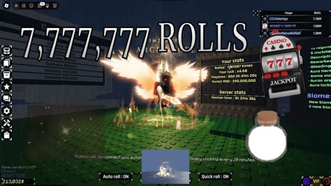 Using A Heavenly Potion II For 7 777 777 Rolls Sols RNG YouTube