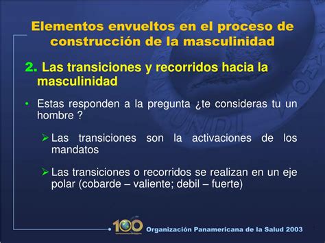 PPT Hacerse hombres La construcción de la masculinidad en los