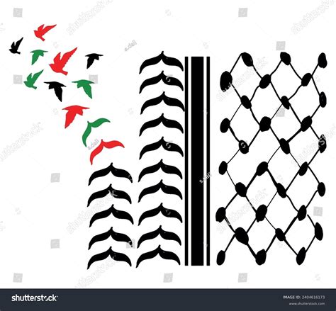 Free Palestine We Stand Palestine Palestine Stock Vector Royalty Free