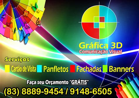 Gráfica 3D Comunicação Visual