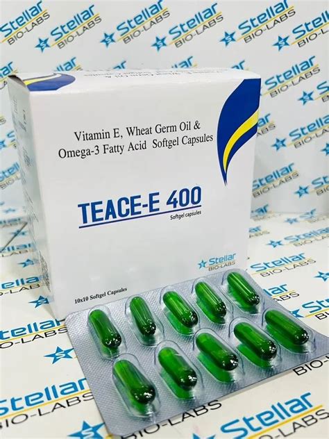 Vitamin E Wheat Germ Oil And Omega Fatty Acid Capsules At Rs