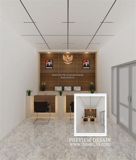 Desain Ruang Pelayanan Kantor Desa Koleksi Gambar