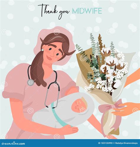 International Day Of The Midwife Stock Vector Illustration Of Female