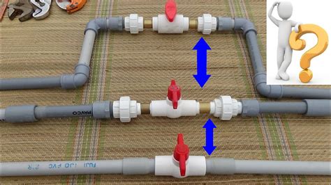 TRES FORMAS DE COMO INSTALAR VALVULA DE PASO DE AGUA LLAVE DE PASO DE