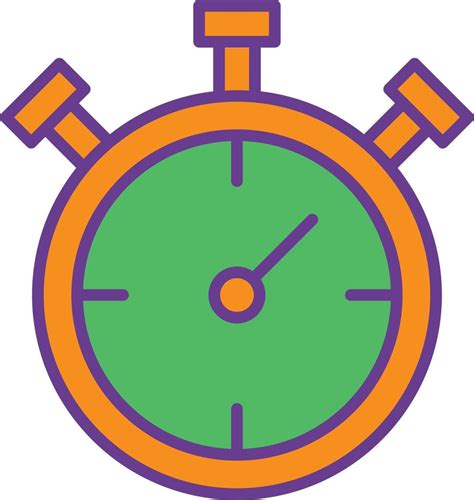 Chronometer Line Filled Two Color Vector Art At Vecteezy