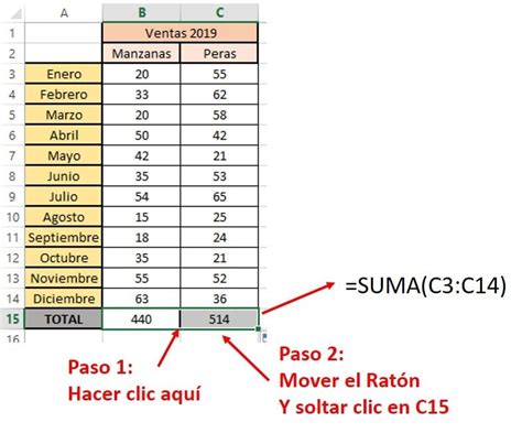 Como Poner Suma En Excel Charcot