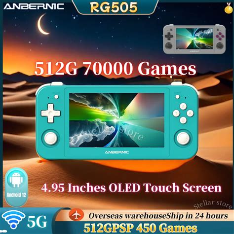 Anbernic Consola De Juegos Port Til Rg Videoconsola Con Pantalla T