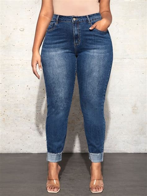 Shop Plus Size Jeans Plus Size Curve SHEIN USA