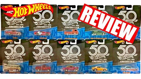 50 Hot Wheels Favorites Est1968 Hot Wheels Collection Youtube